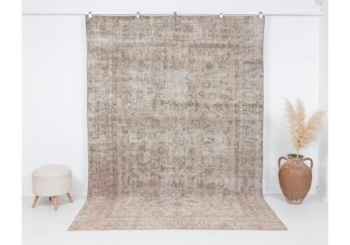 10x7 Vintage Rug, Antique Rug, Turkish Rug, Low Pile Rug, Area Rug, Anatolian Rug, Faded Rug, Living Room Rug, Handknotted Rug, A4508