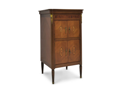 Antique! Phono Cabinet Restored Art Deco Circa 1930 Mahogany Chest Of Drawers Small