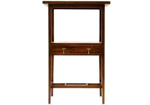 E. W. Godwin Attr, An Anglo Japanese Mahogany Inlaid Single Drawer Chess Table