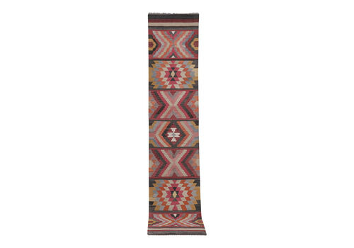 1960s Vintage Striped Turkish Kilim Runner 2