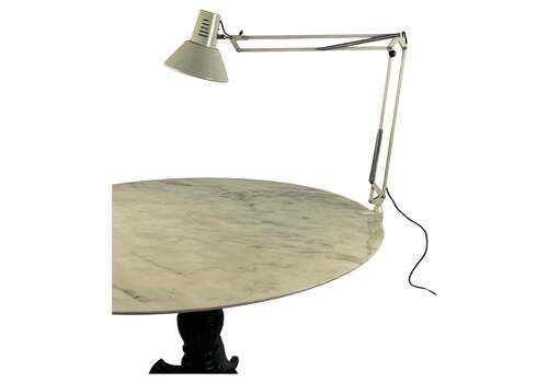 Extendable Table  Lamp With Clamp Italian Design 1970s