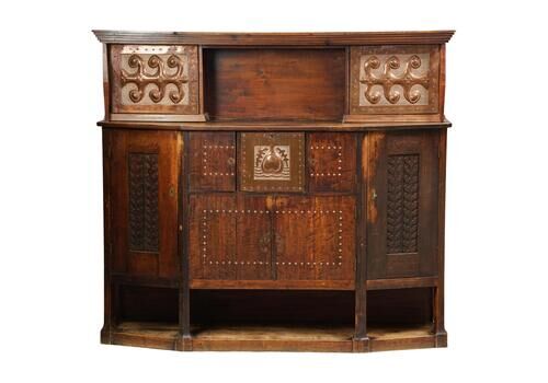 Exceedingly Rare Jugend Cabinet By Eliel Saarinen, Early 1900s
