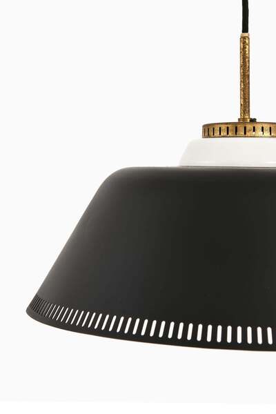 Ceiling Lamp In Brass And Opaline Glass By Bent Karlby, 1950’s photo furniture
