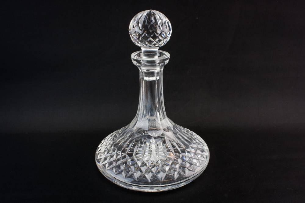 Cut Glass Crystal Vintage Sherry Wine Port Decanter Carafe Retro Unique