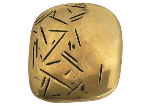 1980 Italy Post Modern Bronze Abstract Sculpture Beppe Bonetti Piccolo Racconto