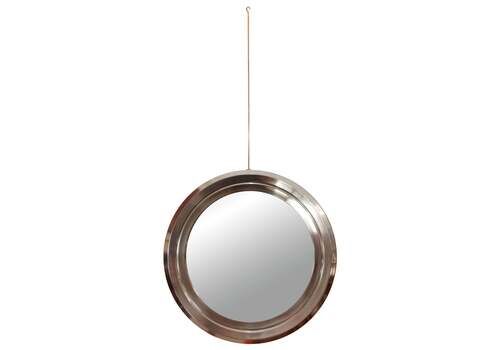 Sergio Mazza Round Wall Mirror, Italy, 1960s