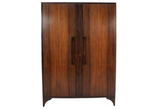Mid Century Modern Wooden Wardrobe, Italy, 1960s – 2 Available