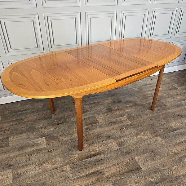 Retro Vintage Nathan Mid Century Teak Extending Dining Table Kitchen Mcm Wood photo furniture