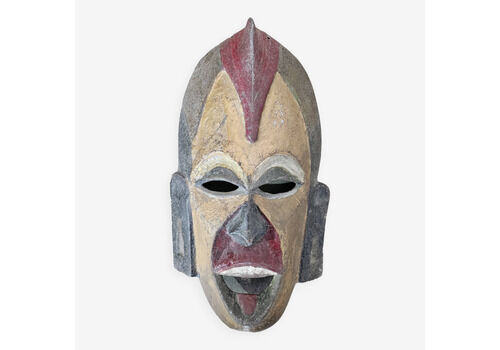 Old Nepalese Cast Iron Mask