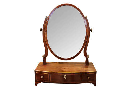 George III Mahogany Dressing Table Mirror