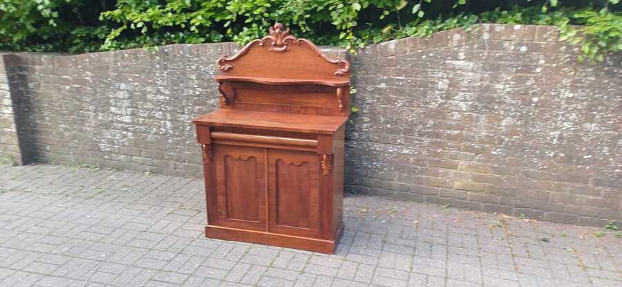 Victorian Rococo Revival Mahogany Chiffoniere 19th Century Antique ...
