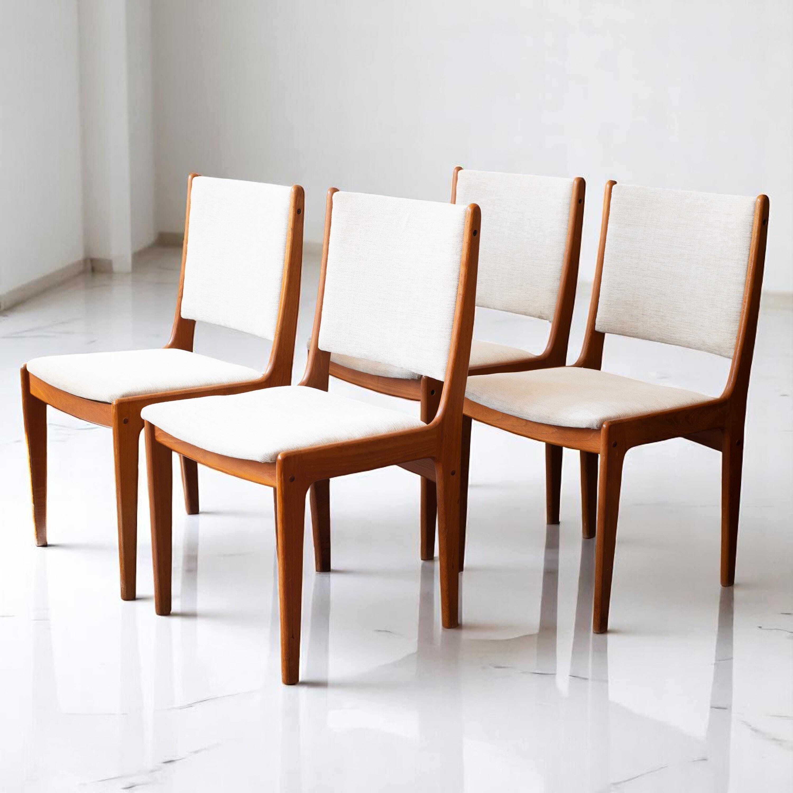 Johannes Andersen Vintage Mid Century Modern Dining Chairs For - Main Image