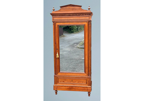 19th Century Continental Pitch Pine Wardrobe