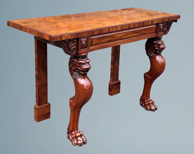 19th Century Victorian Mahogany Serving Table photo for sale