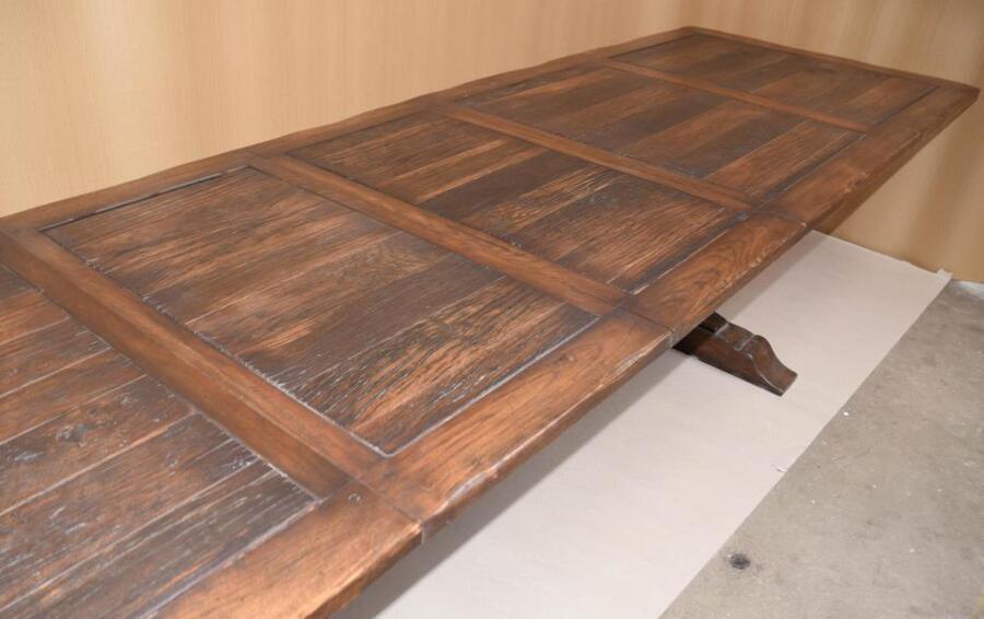 Large Extending Refectory Table Farmhouse Dining Tables photo Furniture