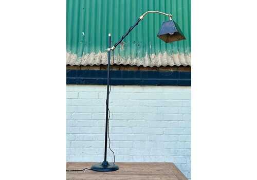 Industrial Adjustable Desk Vintage Floor Lamp Office Factory Retro Antique Light Lighting Table