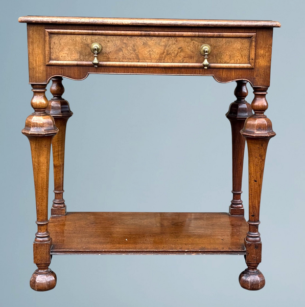 Burr Walnut Side Table Waring & Gillow Lancaster photo furniture
