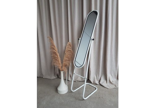 Vtg Mid Century Floor Standing Cheval Mirror Scandi Danish Retro R871