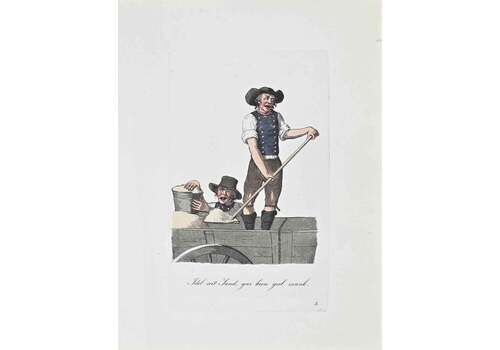 Christoph Suhridel Mit Land   Etching By Christoph Suhr   18081808
