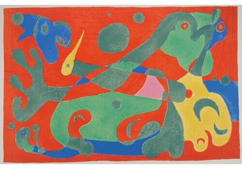 Joan Miróthe Green Dragon, King Ubu   Original Lithograph (Mourlot #420)1966