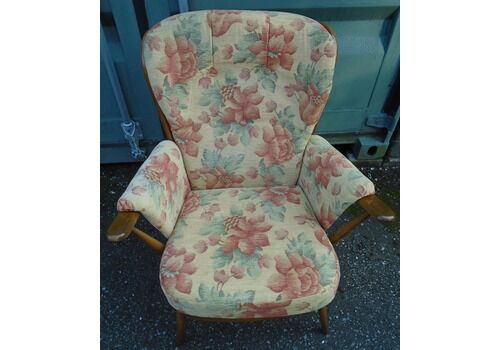 Ercol Springtime Lounge/Easy High Back Chair   Golden Dawn Frame   Free Delivery Within 50 Miles, Further Afield At Cost.