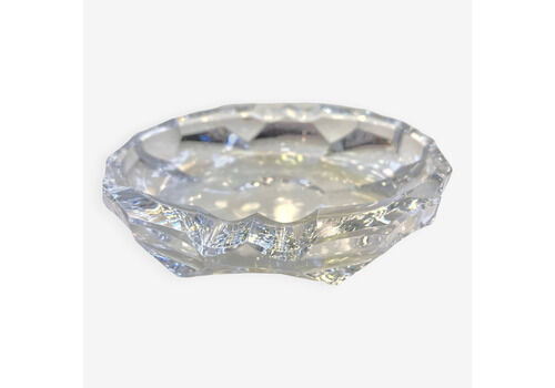 Jablonecke Sklarny Crystal Ashtray In Desna, Czechoslovakia, 1970s