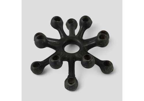 Mid Century Danish Black Cast Iron 