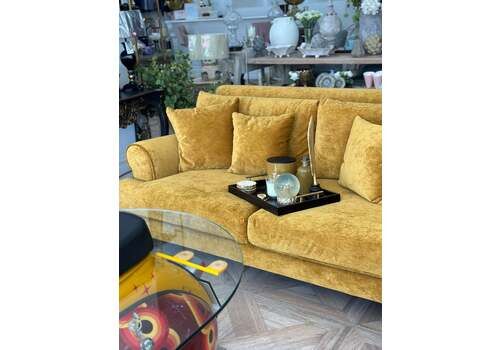Gold Hartington Three Seater Sofa