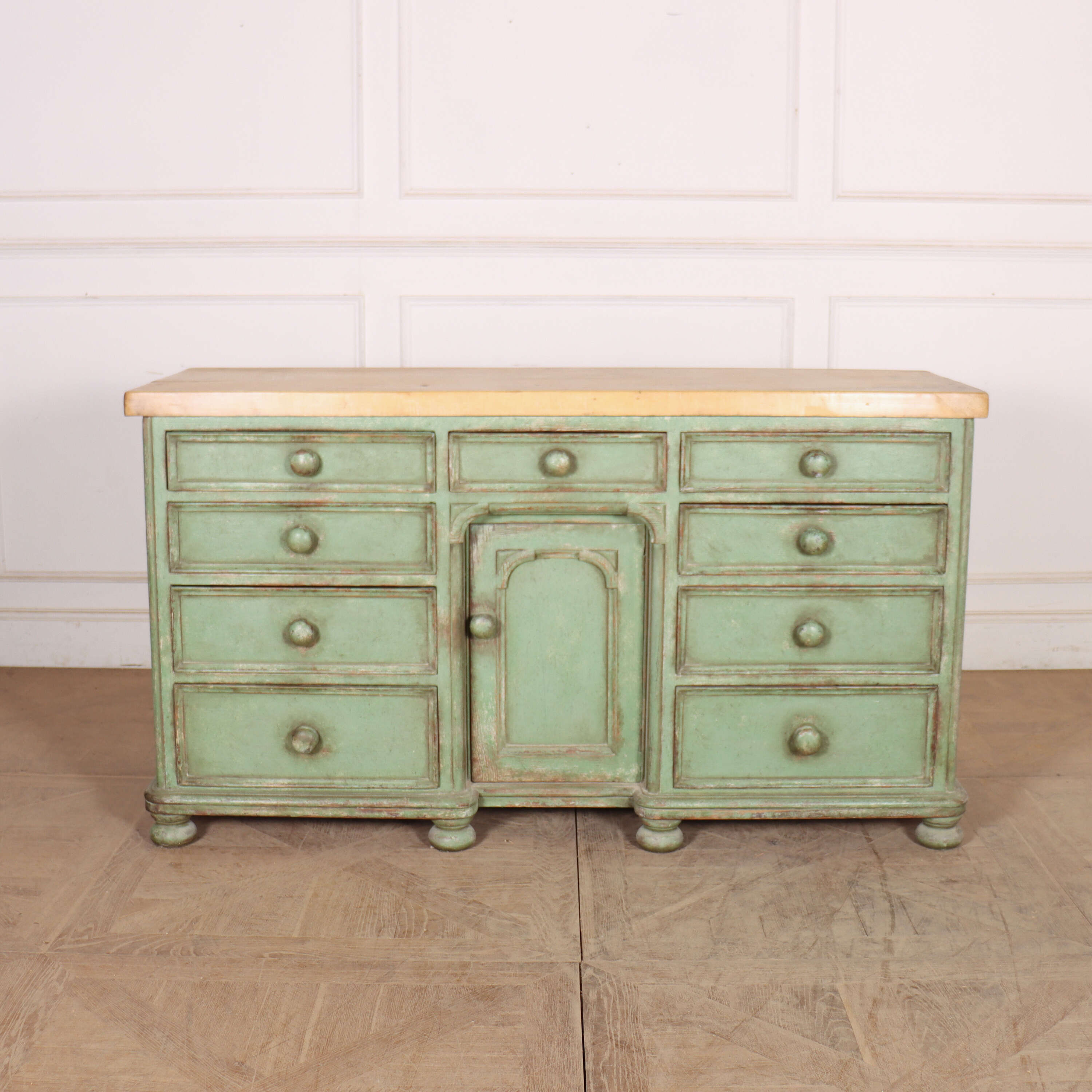 green antique dresser Pretty Vintage Sage Green Chest of Drawers