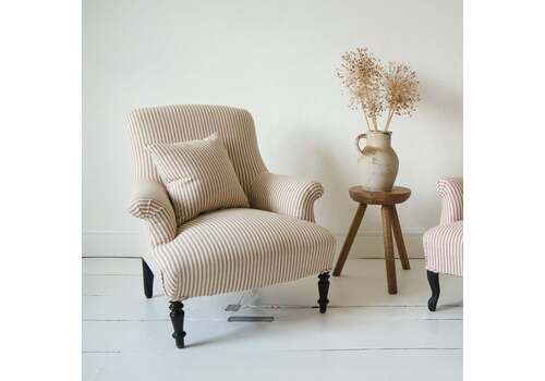French Upholstered Armchair, 1800s