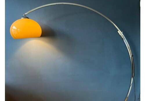 Mid Century Goffredo Reggiani Space Age Arc Floor Lamp