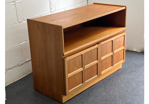 Nathan Squares Midcentury Sideboard Vintage Teak (Delivery Available)