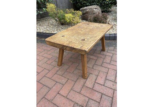 19th Century Oak Pig Bench, 1800s