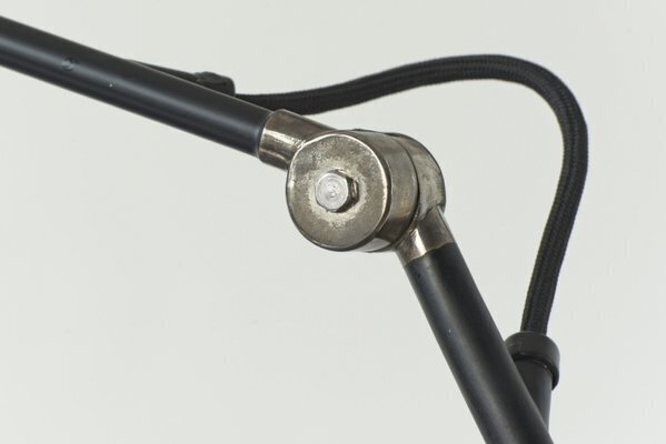 Matte Black Clamp Lamp From B.A.G. Turgi, 1930s photo furniture