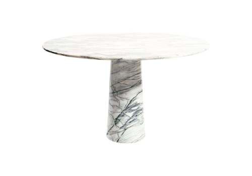 Mid Century Italian Marble Dining Table In The Style Of Angelo Mangiarotti, 1970