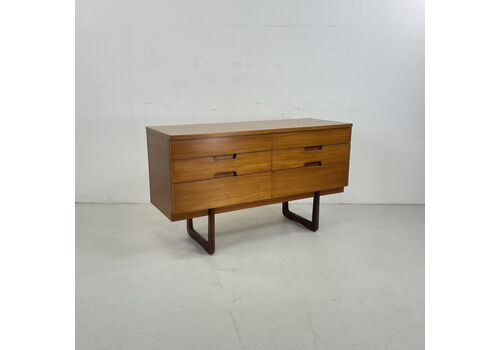Midcentury Teak Sideboard By Gunther Hoffstead For Uniflex