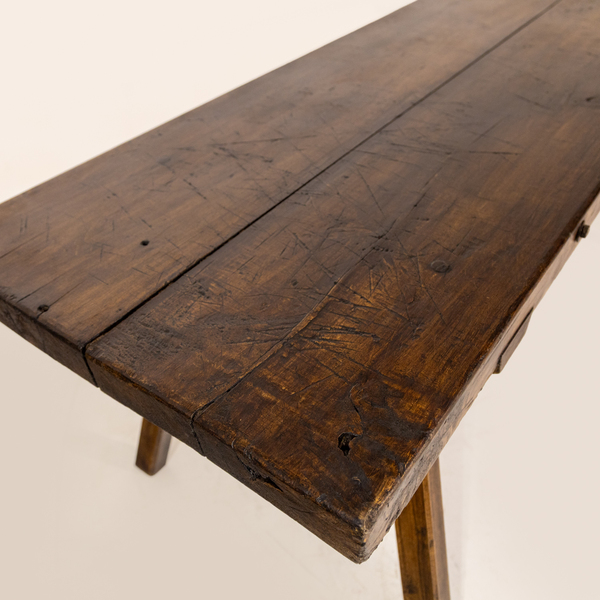 Rustic Reclaimed Butchers Block Dining Table Rw9408 photo furniture