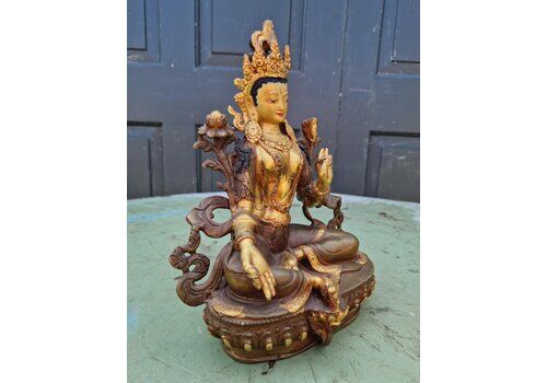 Brass Buddha /Green Tara, Oriental