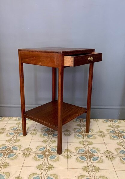 Vintage Occasional / Lamp Table With Drawer photo furniture
