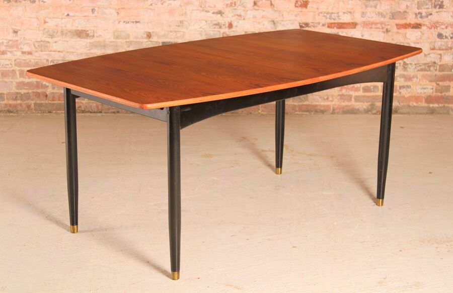 Midcentury Extending Rosewood Dining Table By Robin Day C.1960s photo furniture