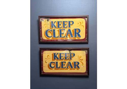 Keep Clear Fun Fair Signs By Michael Rule