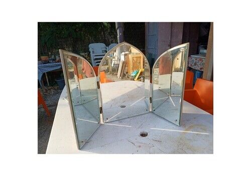 Beveled Triptych Mirror