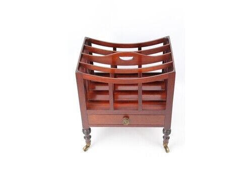 Antique Georgian Mahogany Canterbury
