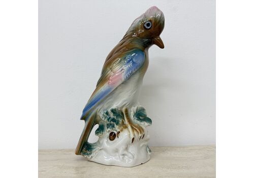 Vintage Porcelain Parfume Lamp Bird , 1950s