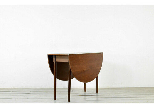 Midcentury Drop Leaf Teak Table. Vintage Modern / Retro / Danish Style.