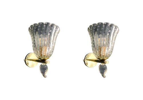 Pair Of Bollicine Cups Sconces, 3 Pairs Available