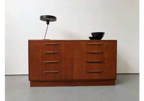 Vintage 1960s G Plan Fresco Teak Chest Of Drawers / Sideboard. Retro Danish Mid Century