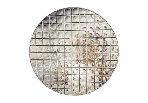 Round Faceted Witch Mirror With Infinity Effect, 20th Century.