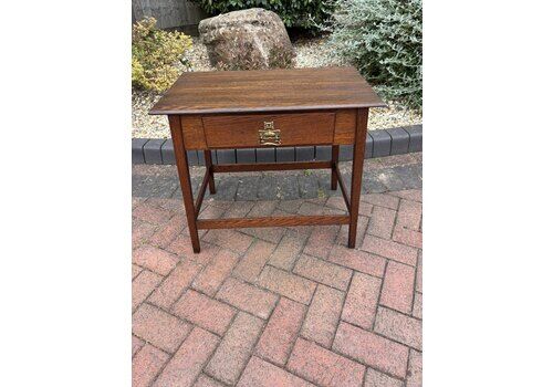 Arts & Crafts Oak Side Table