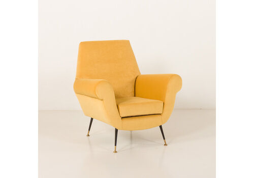 Gigi Radice Mid Century Lounge Chair For Minotti, Italy 1950s